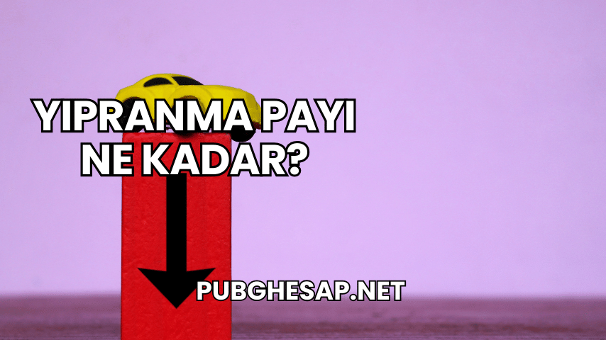 Yıpranma Payı Ne Kadar?